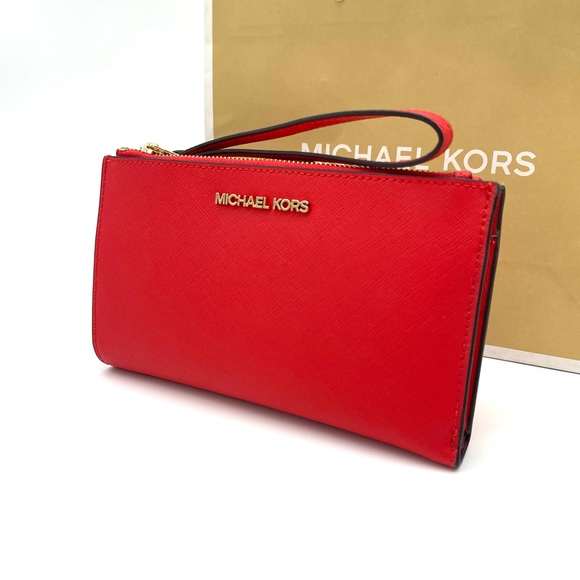 Michael Kors Large Double Zip Wallet Wristlet - Picture 5 of 7